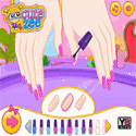 Barbie prom nails designer - girl game