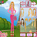 Barbie visits Paris - girl game