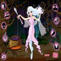 Good witch makeover - dress up game