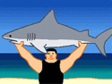 Shark lifting - animal game