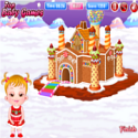 Baby Hazel gingerbread house - girl game