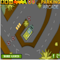 Army vehicles parking - teherautós játék