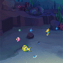 Fish eat fish 3 players - animal game