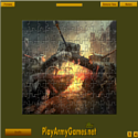 Tank destroyer puzzle - háborús játék