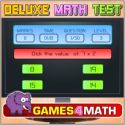 Deluxe math test - math game
