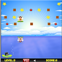 Hungry honey bee - jumping game
