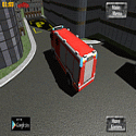 3D fire fighter parking - tüzes játék
