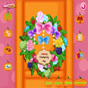 Thanksgiving wreath - flower game